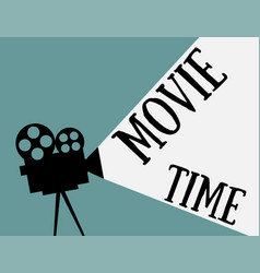 Movie Projector Icon Royalty Free Vector Image