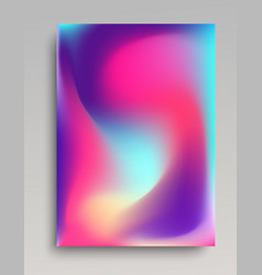 Plain iridescent gradient backdrop Royalty Free Vector Image