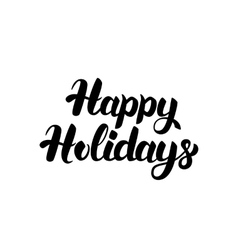 Cursive Happy Holidays Calligraphy Vector Images (over 1,600)