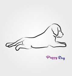 Cartoon Dog Laying Down Vector Images (over 110)