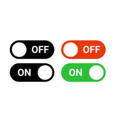 Set electric switch Royalty Free Vector Image - VectorStock