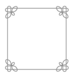 Vintage frame border label Royalty Free Vector Image