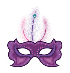 Mardi Gras mask Royalty Free Vector Image - VectorStock