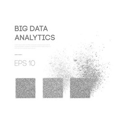 Big data business intelligence technology Vector Image