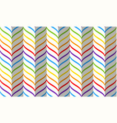 Rainbow waves seamless pattern Royalty Free Vector Image