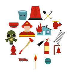Firefighter isometric 3d icon Royalty Free Vector Image