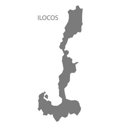 Philippines map labelled black Royalty Free Vector Image