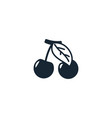 cherry creative icon from casino icons collection vector image vector image
