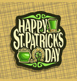 logo for saint patricks day vector image vector image