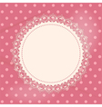 lace doily background vector image