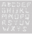 letters of the alphabet adhesive transparent vector image