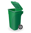 trash can 05 vector image