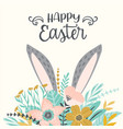happy easter template for card poster vector image vector image