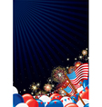 independence day design background vector image