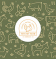 logo with turkey and place for text vector image