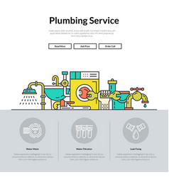 Pipe plumbing pipeline or piped tubing Royalty Free Vector
