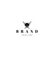 logo on which an abstract image vector image vector image