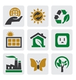 ecology energy icon vector image vector image