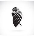 owl design on white background bird animals vector image