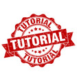 tutorial stamp sign seal vector image
