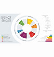 infographic design template with place for your vector image vector image