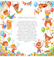 amusement park playground vector image