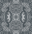monochrome hand drawn seamless entangle pattern vector image