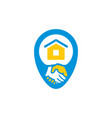 buying a property deal sign vector image