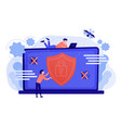 antivirus software concept vector image