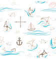 whale taildream pattern vector image