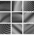 op art backgrounds vector image
