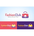 shopping woman bag icon isolated on white vector image