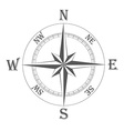 ancient wind rose 01 vector image