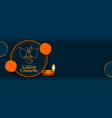 beautiful ganesh chaturthi festival banner vector image vector image