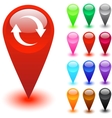 refresh button vector image