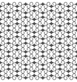 black and white seamless pattern in arabic style vector image vector image