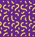 memphis style seamless pattern banner template vector image vector image
