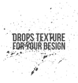ink drops texture splatter background vector image