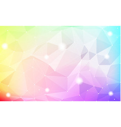 Background material polygon-like rainbow gradient Vector Image