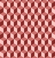 abstract isometric red cube pattern background vector image