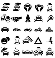 auto repair icons vector image vector image