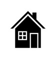 house icon simple flat logo symbol vector image