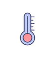 thermometer related icon vector image vector image