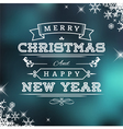 merry christmas vector image vector image