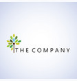 tree logo ideas design on background vector image