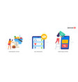 people use gadgets set icons vector image