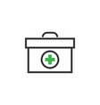 medical box icon design template isolated vector image