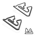 wind rock circuit isometric perspective vector image