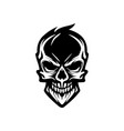 danger head bone vector image