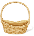 empty basket vector image
